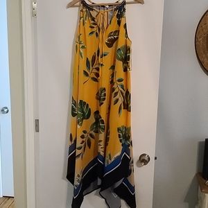 Jealous Tomato | Tropical Halter Dress | S